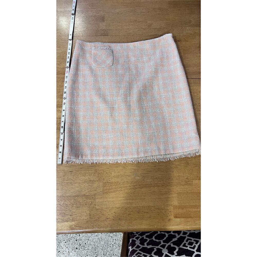 Worth Tweed and Cream Skirt womens sz 10